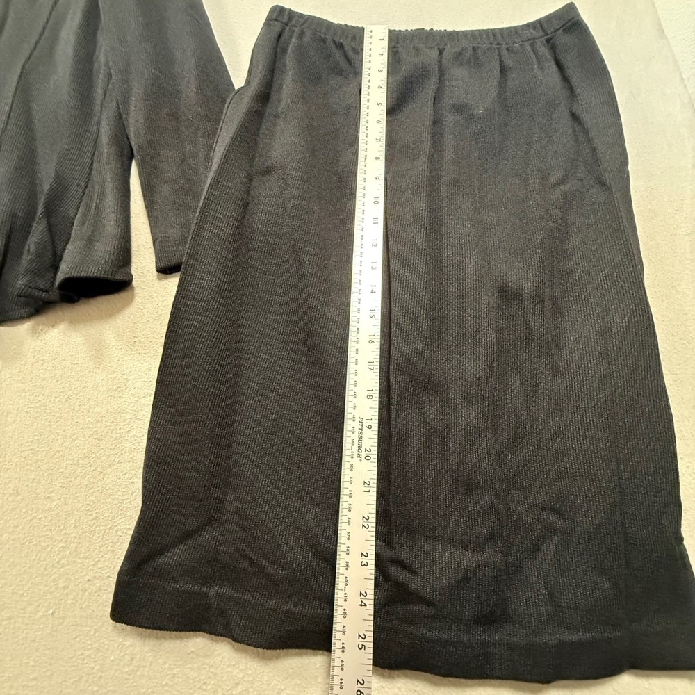 Vintage 80s 90s Jeffrey & Dara by Linda Hutley Two-piece Skirt Suit Women Medium - Picture 9 of 13